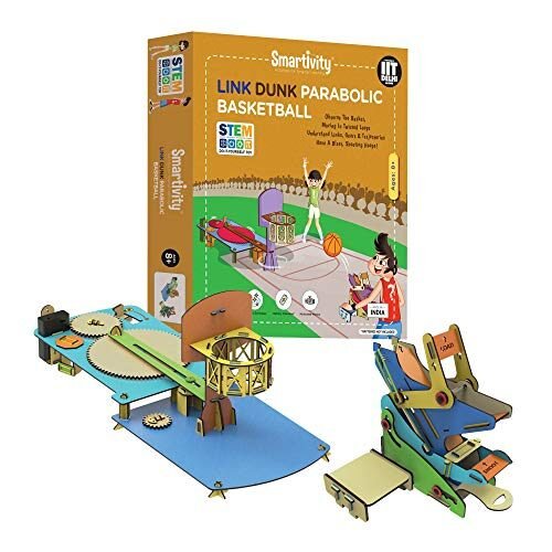 Smartivity – Link Dunk Parabolic Basketball STEM Educational DIY Fun Toys (8-12+ years)